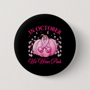 Chapa Redonda De 5 Cm En Octubre Usamos Rosa Para El Cáncer De Mama De L