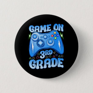 Chapa Redonda De 5 Cm En Tercer Grado De Vuelta A La Escuela De Videojue
