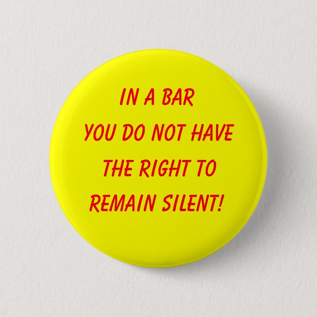 Chapa Redonda De 5 Cm En una barra, usted no tiene, la derecha a, (Anverso)