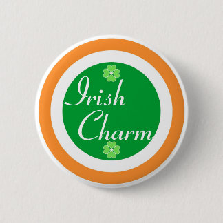 Chapa Redonda De 5 Cm Encanto irlandés