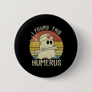 Chapa Redonda De 5 Cm Encontré Este Humerus Fun Halloween Enfermera Caíd