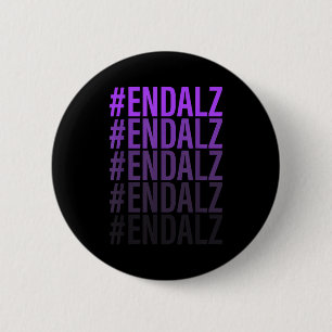 Chapa Redonda De 5 Cm #endalz memoria apoyo concienciación alzheimer
