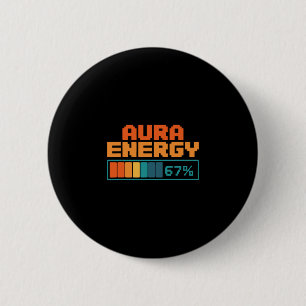 Chapa Redonda De 5 Cm Energía Aura 67% Aura Farming Alpha Slang Gen 67