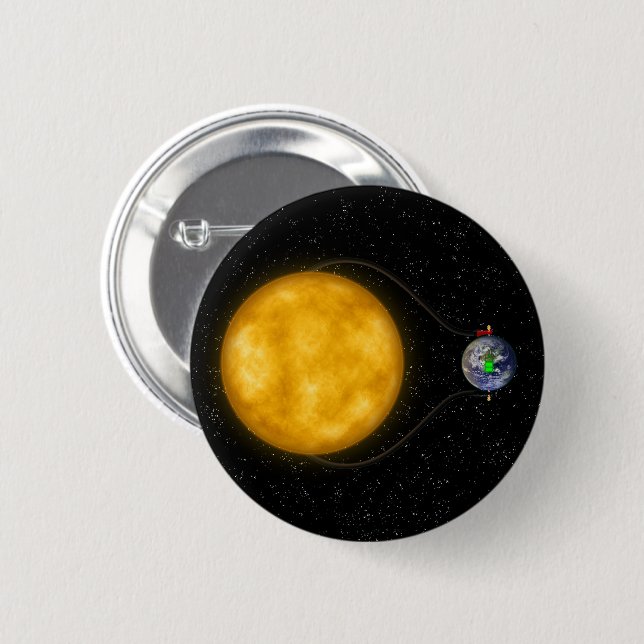 Chapa Redonda De 5 Cm Energía solar - (Anverso y reverso)