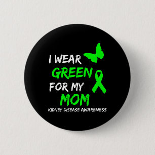 Chapa Redonda De 5 Cm Enfermedad Que Uso Verde Para Mi Cinta De Mamá