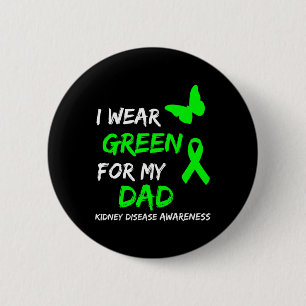Chapa Redonda De 5 Cm Enfermedad Que Uso Verde Para Mi Cinta De Papá