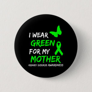 Chapa Redonda De 5 Cm Enfermedad Que Uso Verde Para Mi Cinta Madre 1