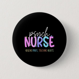 Chapa Redonda De 5 Cm Enfermera curadora de mentes que conmocionan el co