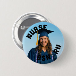 Chapa Redonda De 5 Cm enfermera de fotografía bsn rn 2¼ pulgadas