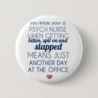 Chapa Redonda De 5 Cm Enfermera de Psych
