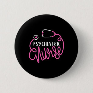 Chapa Redonda De 5 Cm Enfermera -linda Rn Enfermería de Salud Mental Enf