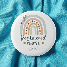 Chapa Redonda De 5 Cm Enfermera personalizada con nombre
