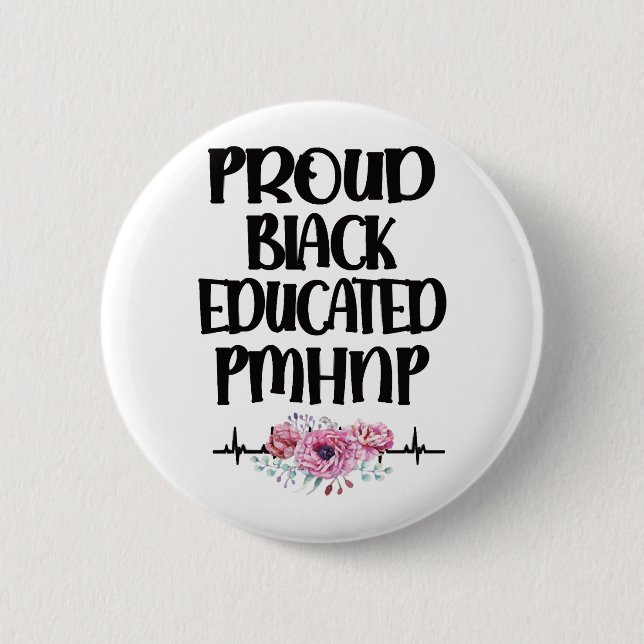 Chapa Redonda De 5 Cm Enfermera psiquiátrica de salud mental Profesional (Anverso)