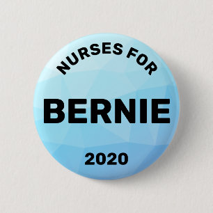 Chapa Redonda De 5 Cm Enfermeras de Bernie Sanders 2020