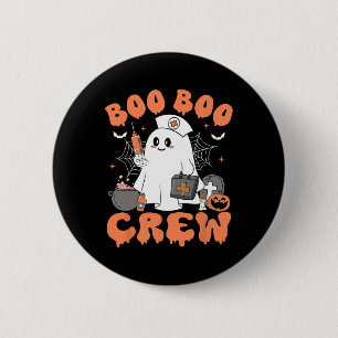 Chapa Redonda De 5 Cm Enfermeras De Boo Boo Enferman A Fantasma Hallowee