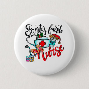 Chapa Redonda De 5 Cm Enfermería de navidades1