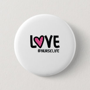 Chapa Redonda De 5 Cm Enfermería Regalo Amor Nurselife