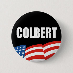 Chapa Redonda De 5 Cm Engranaje de la elección de STEPHEN COLBERT