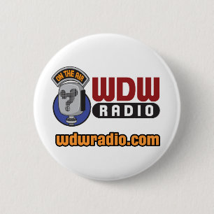 Chapa Redonda De 5 Cm Engranaje de radio del logotipo de WDW