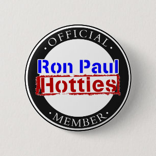 Chapa Redonda De 5 Cm Engranaje de Ron Paul Hotties