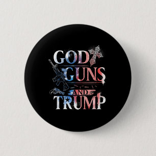 Chapa Redonda De 5 Cm Enmienda A La Camisa Trump 45 Armas De Dios Y Trum