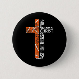Chapa Redonda De 5 Cm Entrenador de equipo religioso de niños cristianos