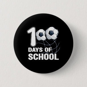 Chapa Redonda De 5 Cm Entrenador de fútbol 100 días de escuela Socorista