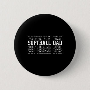 Chapa Redonda De 5 Cm Entrenador de jugador padre texto en capas Softll