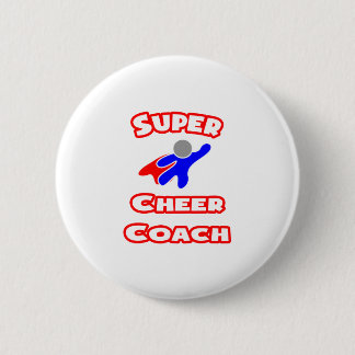 Chapa Redonda De 5 Cm Entrenador de Super Cheer