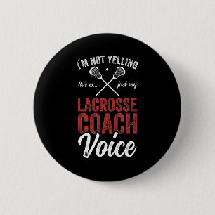Chapa Redonda De 5 Cm Entrenador del entrenador Lacrosse Player Stick qu
