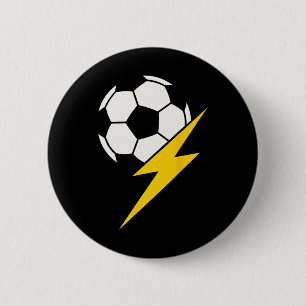 Chapa Redonda De 5 Cm Entrenador del equipo de fútbol Ll con perno amari