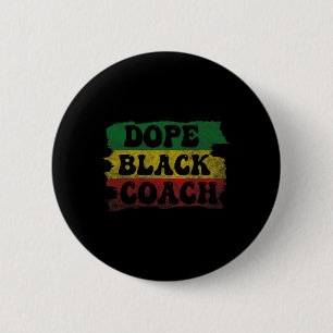 Chapa Redonda De 5 Cm Entrenador negro de drogas Historia negra afroamer