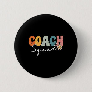 Chapa Redonda De 5 Cm Entrenador Squa De Vuelta Al Colegio Coaching Grac