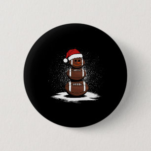 Chapa Redonda De 5 Cm Entrenadores de navidad de Snowman Santa Claus Ent