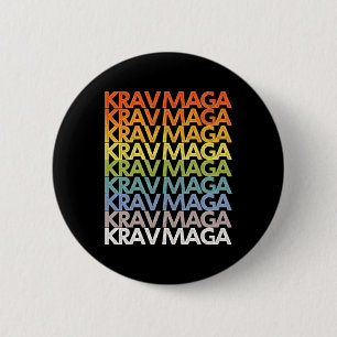 Chapa Redonda De 5 Cm Entrenamiento de Krav Mega Autodefensa Artes Marci