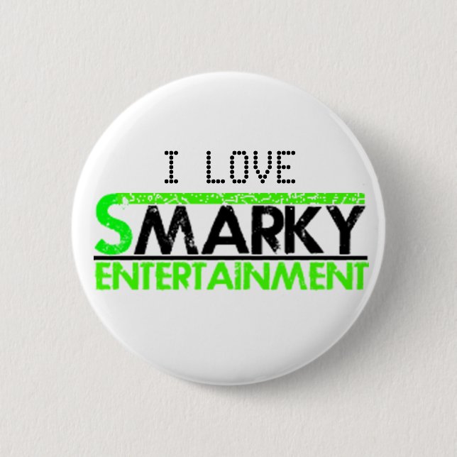 Chapa Redonda De 5 Cm Entretenimiento de Smarky (insignia) (Anverso)