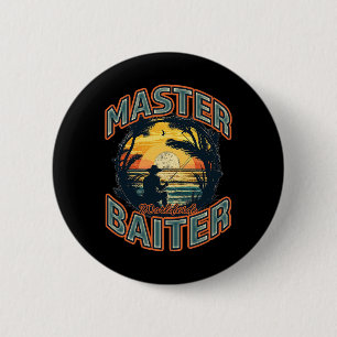 Chapa Redonda De 5 Cm Entusiasta de la pesca mundial de Master Byiter