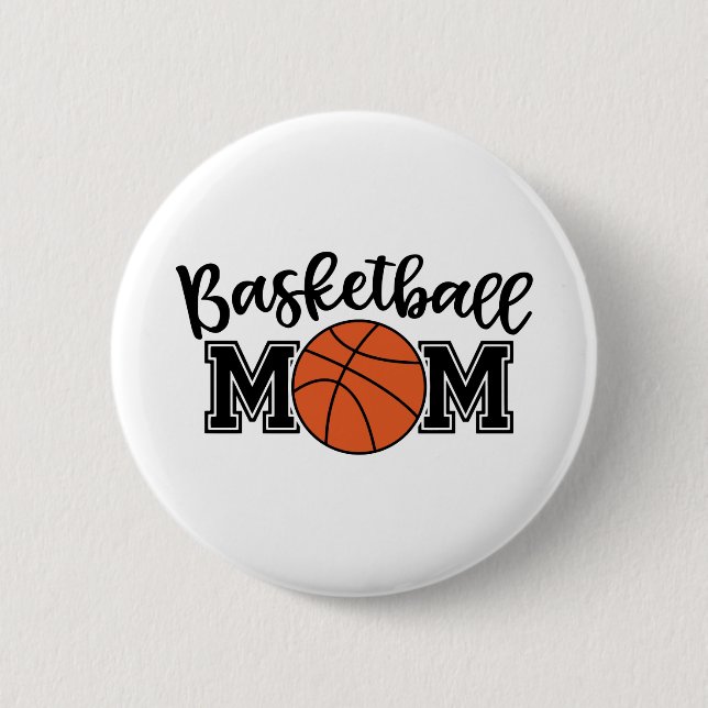 Chapa Redonda De 5 Cm Epic Basketball Mom (Anverso)