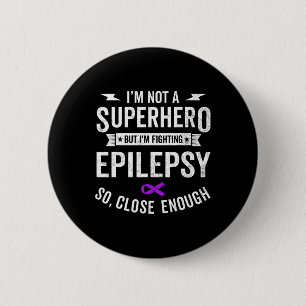 Chapa Redonda De 5 Cm Epilepsia Guerrero Sobreviviente Conciencia Apoyo 