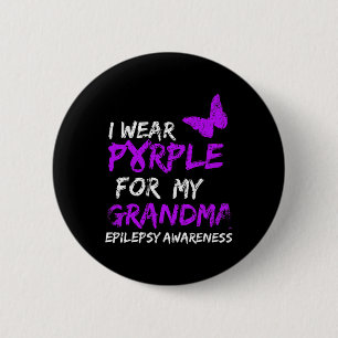Chapa Redonda De 5 Cm Epilepsia Llevo Morado Por Mi Abuela Cinta 
