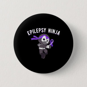 Chapa Redonda De 5 Cm Epilepsia Ninja Conciencia Epiléptica Artes Marcia