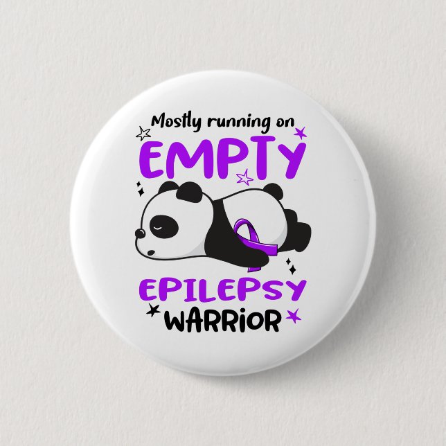 Chapa Redonda De 5 Cm Epilepsy Awareness Month Ribbon Gifts (Anverso)