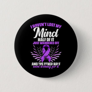 Chapa Redonda De 5 Cm Epilepsy Mind - Superviviente de Epilepsia Concien