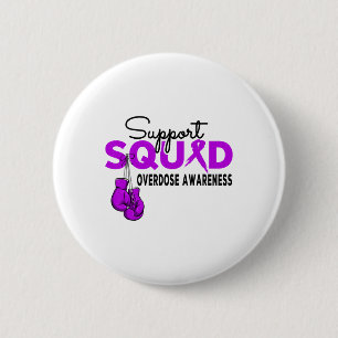 Chapa Redonda De 5 Cm Equipo de Apoyo del Mes de Conciencia sobre Sobred