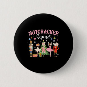 Chapa Redonda De 5 Cm Equipo de baile de ballet de cascanueces de Navida