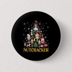 Chapa Redonda De 5 Cm Equipo de baile de ballet de cascanueces de Navida
