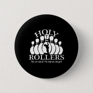 Chapa Redonda De 5 Cm Equipo de Bowling de Sagrado Rollers