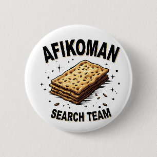 Chapa Redonda De 5 Cm Equipo de búsqueda Afikoman Hanukkah Jewish Food A