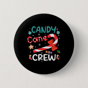 Chapa Redonda De 5 Cm Equipo de Caramelo de Navidad Amante de Caramelo d