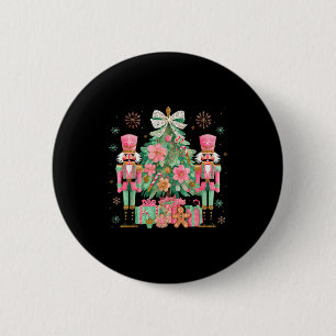 Chapa Redonda De 5 Cm Equipo de Cascanueces Árbol de Navidad Ballet Danz